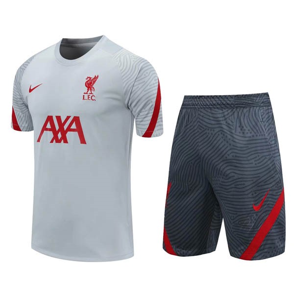 Entrenamiento Liverpool Conjunto Completo 2020-2021 Gris